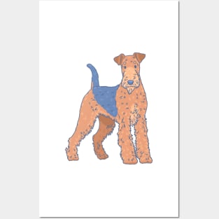 Airedale Terrier Posters and Art